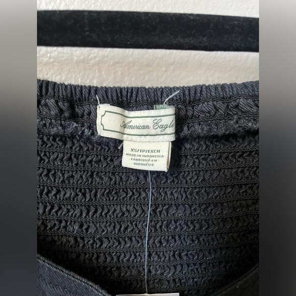 American Eagle Navy A-line long sleeve dress size xs - Picture 2 of 3